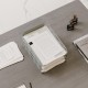 Металлический лоток органайзер для бумаги и документов TEMPACHE, 3 штуки, 15х22х31 см, серебристый