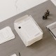 Металлический лоток органайзер для бумаги и документов TEMPACHE, 3 штуки, 15х22х31 см, белый
