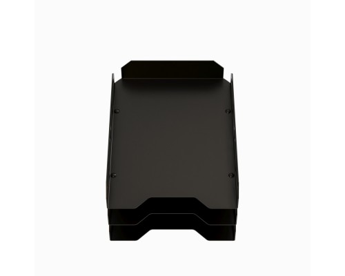 Металлический лоток органайзер для бумаги и документов TEMPACHE, 3 штуки, 15х22х31 см, черный