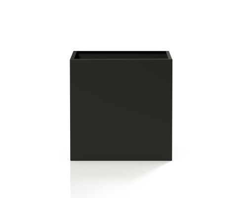 Кашпо металлическое TEMPACHE 40х40х40 см, 64 л, черное