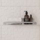 Настенная полочка для ванной комнаты  TEMPACHE «Light», из нержавеющей шлифованной стали, 45х6х11, 1 шт.