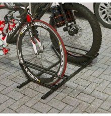Велопарковка, Велодержатель, парковка на 2 велосипеда TEMPACHE «Double Street», нержавеющая сталь, 100х17х60 см, черный