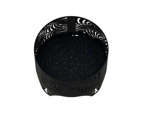 Чаша костровая, очаг для костра TEMPACHE "Папоротник", 60х42х60см, черная