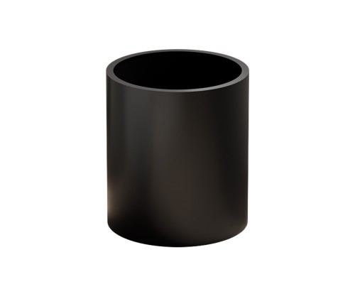 Кашпо металлическое TEMPACHE 40х45 см, 57 л, черное
