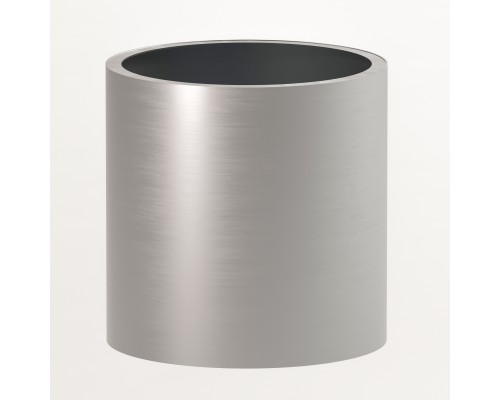 Кашпо напольное металлическое TEMPACHE 30х30 см, 21 л, нержавеющая сталь