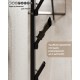 Напольная металлическая стойка - подставка для вертикального пылесоса Dyson, черная