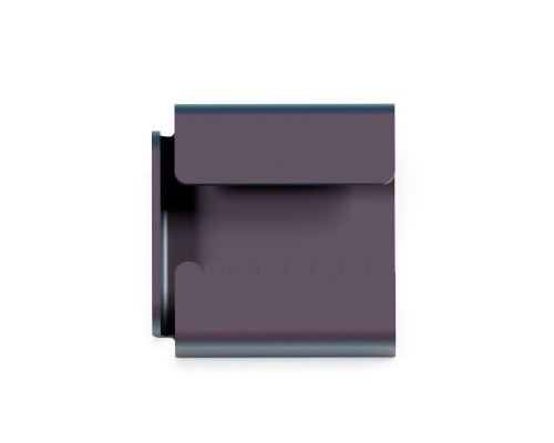 Металлическая подставка канцелярская для бумажного блока для стикеров и заметок TEMPACHE, 88x38x85мм, хамелеон