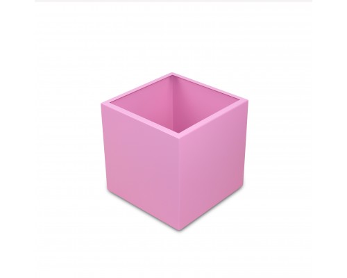 Кашпо металлическое TEMPACHE 20х20х20 см, 8 л, розовый