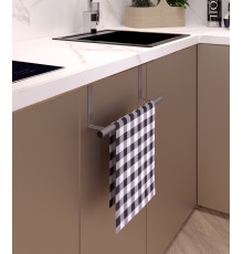 Кухонный держатель для полотенец из нержавеющей стали, полотенцедержатель, держатель для хранения, 1 шт., серебристый