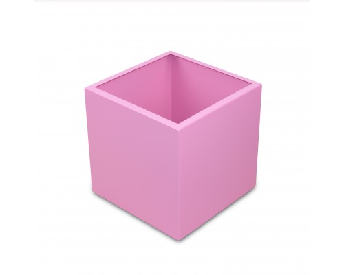 Кашпо напольное металлическое TEMPACHE 30х30х30 см, 27л, розовый
