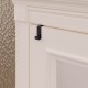 Двусторонние универсальные крючки на шкаф, дверь, комод TEMPACHE для спальни и ванной из нержавеющей стали набор, 6 шт., 2,5см x 6см x 6см, черные