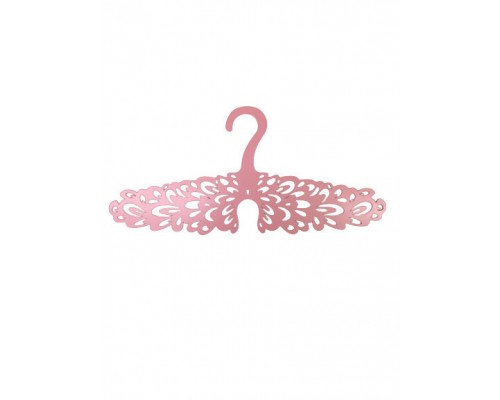 Вешалка плечики для одежды TEMPACHE "Хвост Павлина" декоративная, 40 см x 18 см, розовый