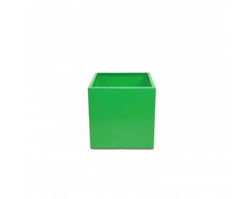 Кашпо металлическое TEMPACHE 20х20х20 см, 8 л, зеленый