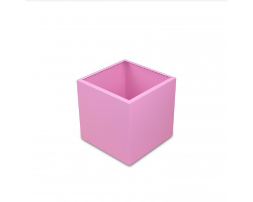 Кашпо металлическое TEMPACHE 15х15х15 см, 3.3 л, розовый