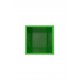 Кашпо металлическое TEMPACHE 15х15х15 см, 3.3 л, зеленый