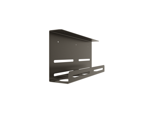 Подвесной настольный органайзер для проводов, кабелей, зарядок с держателем сетевого фильтра или удлинителя TEMPACHE, 40х18х8 см, черный